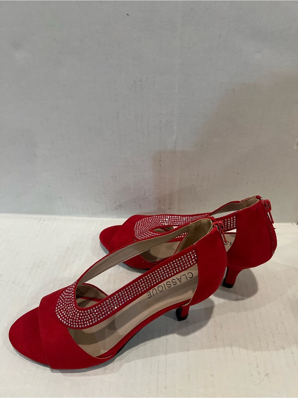 Classique Rhinestone Band Sandal - Picture 15 of 15